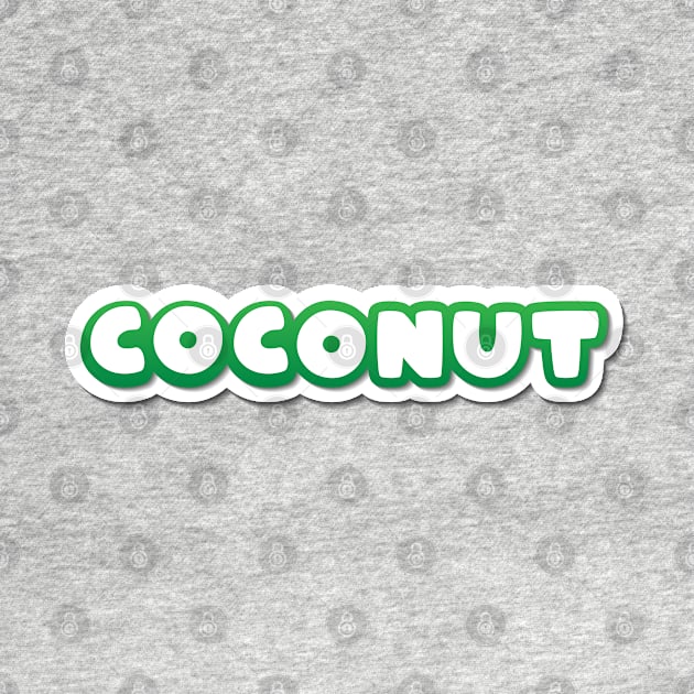 Coconut Text by dewarafoni